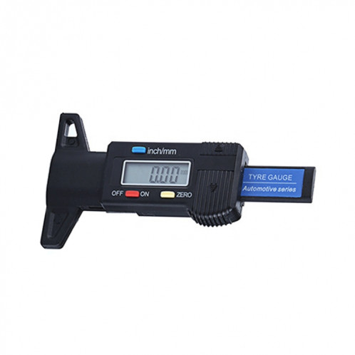 0-25mm Électronique Numérique Tread Plan Rectifiant Rondes Reconnaissance Résultat Existe Tread Tablettes Type Gauge Profondeur Vernier Caliper Outils de Mesure (Noir) S0878B1659-05