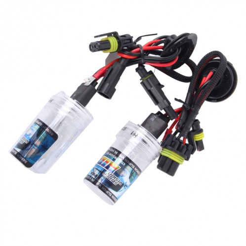 2PCS DC12V 35W H1 2800 LM HID Xenon Light Single Beam Super Vision Lampe frontale étanche, température de couleur: 6000K (lumière blanche) SH98WL1266-09