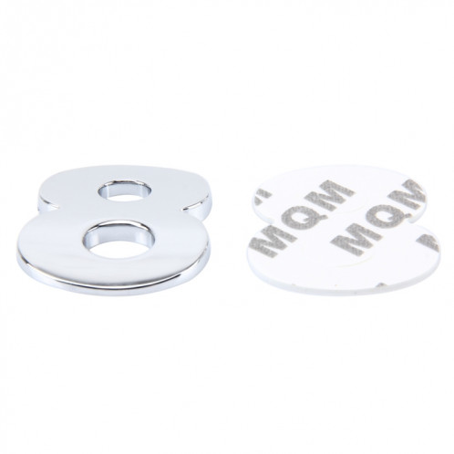 Autocollant autocollant autocollant autocollant auto-adhésif, nombre 3D, emblème de véhicule de voiture, taille: 3.6 * 4.5 * 0.5cm SH270H959-05