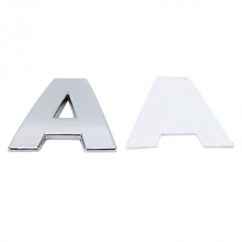 Lettre de véhicule anglais emblème 3D voiture emblème autocollant autocollant autocollant, taille: 4.5 * 4.5 * 0.5cm SH271A1440-05