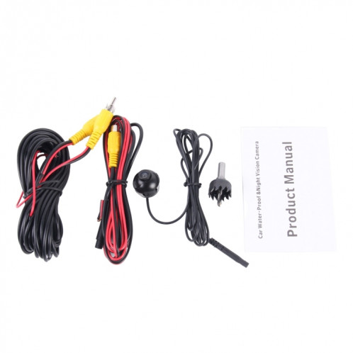 720 × 540 Pixel effectif PAL 50HZ / NTSC 60HZ CMOS II Couverture en alliage d'aluminium de caméra de recul étanche avec vue arrière de voiture, CC 12V, Longueur de câble: 4 m SH3631454-010