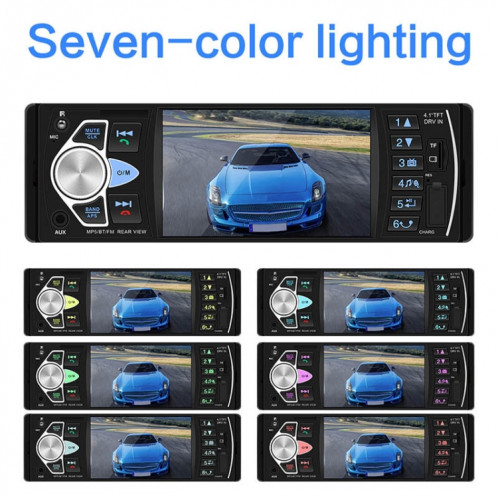 SWM-4022D HD 4.1 pouces 12V récepteur universel d'autoradio lecteur MP5, prise en charge de la carte FM et Bluetooth et TF avec télécommande SH36861804-019