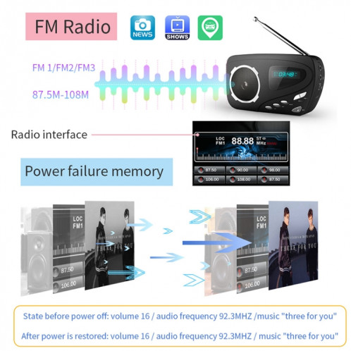 7805 4,1 pouces récepteur universel d'autoradio lecteur MP5, prise en charge de la carte FM et Bluetooth et TF avec télécommande SH3705198-017