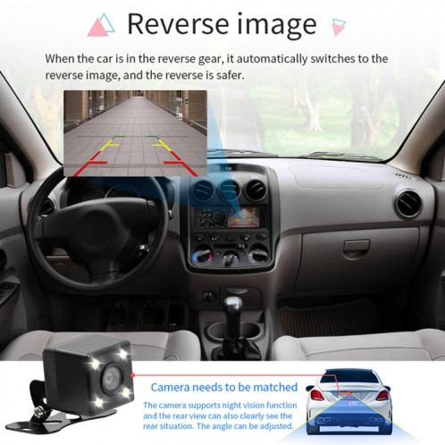 7805 4,1 pouces récepteur universel d'autoradio lecteur MP5, prise en charge de la carte FM et Bluetooth et TF avec télécommande SH3705198-017