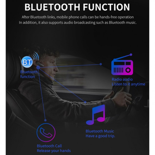 SWM-7805C 4.1 pouces écran tactile récepteur universel d'autoradio lecteur MP5, prise en charge de la carte FM et Bluetooth et TF avec télécommande SH3706425-022