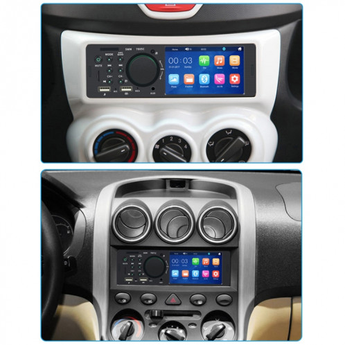 SWM-7805C 4.1 pouces écran tactile récepteur universel d'autoradio lecteur MP5, prise en charge de la carte FM et Bluetooth et TF avec télécommande SH3706425-022