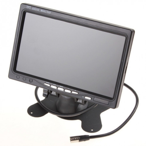 PZ-708 7,0 pouces TFT LCD Moniteur de voiture avec support et télécommande SH38601851-011