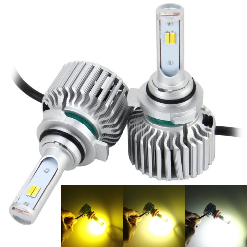2 PCS 9012 26W 2250LM phare de voiture LED lumière automatique fonction CANBUS intégrée (lumière blanche, lumière jaune, lumière blanche chaude), DC 9-16V SH41941920-011