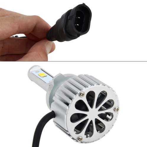 2 PCS 9012 26W 2250LM phare de voiture LED lumière automatique fonction CANBUS intégrée (lumière blanche, lumière jaune, lumière blanche chaude), DC 9-16V SH41941920-011