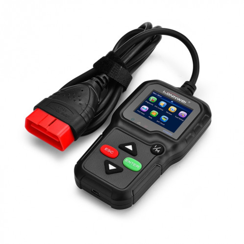 Outils d'analyse diagnostique automatique de voiture de KW680 mini OBDII outil de balayage d'adaptateur de balayage automatique (peut détecter la batterie et la tension, détectent seulement la voiture de SO240B491-07