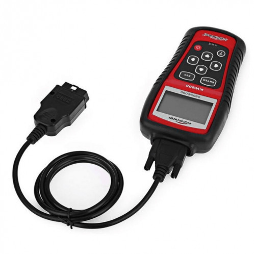 KW808 EOBD / OBDII Auto Auto Diagnostic Outils d'analyse CAN Code Reader Scanner Auto Scan Adaptateur Outil de balayage (Peut Seulement Détecter Voiture 12V Essence) SK42431490-05