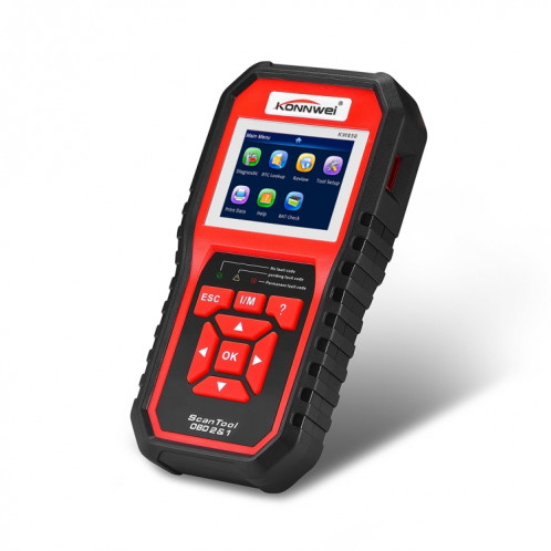 KW850 OBDII / CAN outils de balayage diagnostique automatique de voiture L'outil de balayage d'adaptateur de balayage automatique soutient 8 langues et 6 protocoles (peut également détecter la batterie et la SK4247500-07