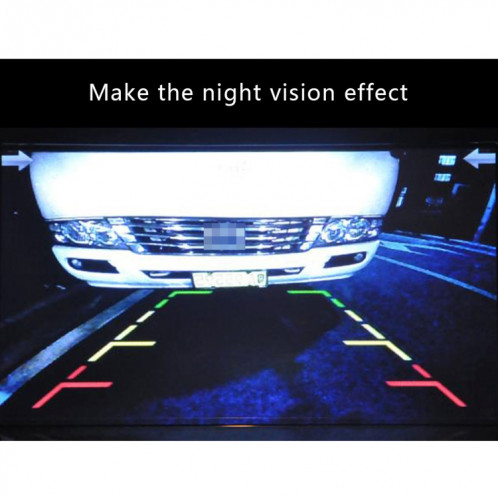720 × 540 efficace Pixel Couleur HD Vision Nocturne Imperméable À L'eau Grand Angle Vue Arrière Caméra Avec 4 Lampes LED pour 2012 Version Mazda5 / 2013 Version Mazda CX-9 SH44631354-012
