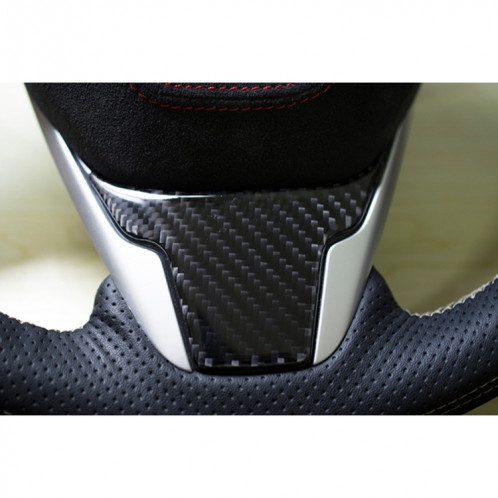 Enjoliveur de garniture de volant en fibre de carbone intérieur autocollant décoratif bricolage pour Honda Civic 10e génération SH4535686-06