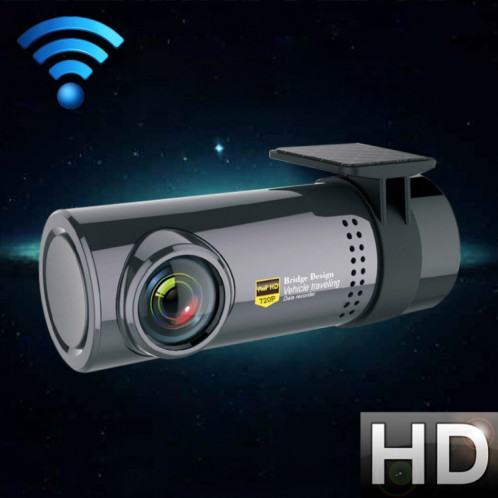 Mini Voiture Dash Caméra WiFi Moniteur Full HD Enregistreur Dashcam Enregistreur Vidéo Caméscope Détection de Mouvement, Soutien TF Carte et Android et IOS SH45731312-013