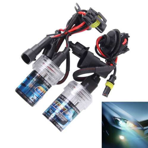 2PCS DC12V 35W HB4 / 9006 2800 LM HID Xenon Light Single Beam Super Vision Lampe frontale étanche, température de couleur: 4300K SH461783-08