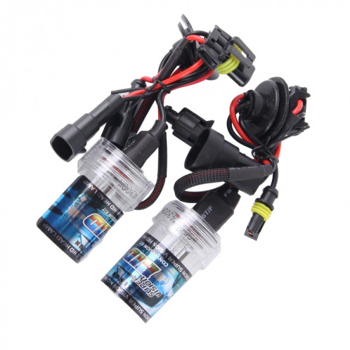 2PCS DC12V 35W HB4 / 9006 2800 LM HID Xenon Light Single Beam Super Vision Lampe frontale étanche, température de couleur: 4300K SH461783-08