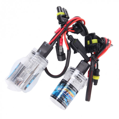2PCS DC12V 35W H7 2800 LM HID Xenon Light Single Beam Super Vision Lampe frontale étanche, température de couleur: 4300K ​​(lumière blanche) SH19WL1758-08