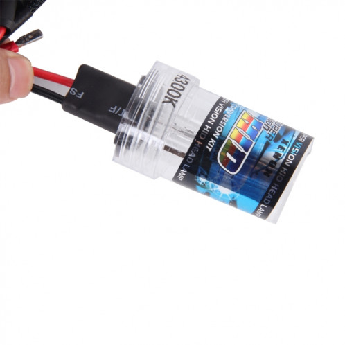 2PCS DC12V 35W H7 2800 LM HID Xenon Light Single Beam Super Vision Lampe frontale étanche, température de couleur: 4300K ​​(lumière blanche) SH19WL1758-08