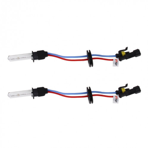 Phare de lentille de projecteur bi-xénon IPHCAR G262 H1 3.0 pouces 12V avec décoration d'angle exquis pour la conduite à droite (rouge) SH740R1012-015