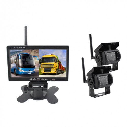 PZ607-W-D2 Moniteur de voiture de recul inversé sans fil numérique audio et vidéo de 7,0 pouces SH5162595-010