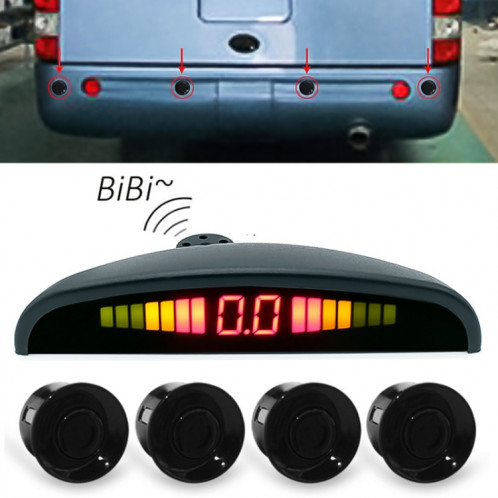 Enregistreur de voiture de miroir de vue arrière d'affichage de forme de croissant de Digital LED pour le camion avec 4 radar arrière SH5164796-011