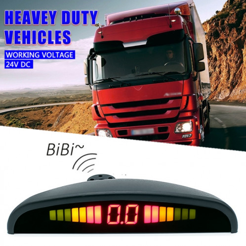 Enregistreur de voiture de miroir de vue arrière d'affichage de forme de croissant de Digital LED pour le camion avec 4 radar arrière SH5164796-011