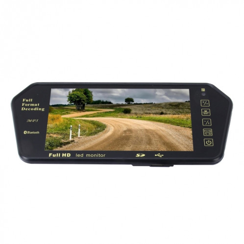 Moniteur de voiture couleur TFT-LCD de 7 pouces 480 * 234 avec vue arrière et lecteur Bluetooth MP5 SH51731704-09