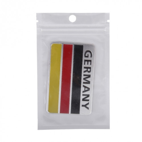Autocollant de voiture en métal de style drapeau allemagne SH282A1647-05