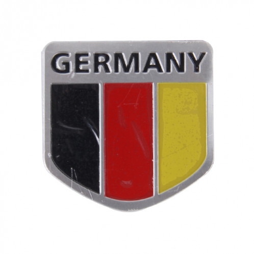 Autocollant de voiture en métal de style drapeau allemagne SH52821348-05