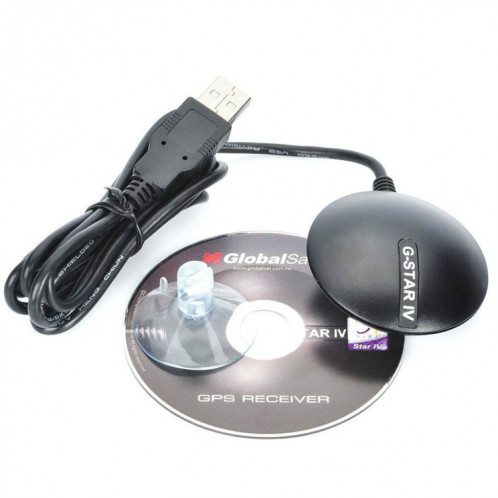 BU-353N5 Interface USB G Souris Récepteur GPS SIRF Star IV Module (Noir) SH297B1609-05