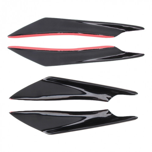 Autocollant décoratif flanc de voiture, style 4 PCS (noir) SH325B1703-08