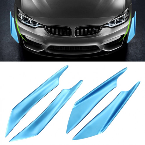 Autocollant décoratif de flanc de voiture, style 4 PCS (bleu) SH325L1404-08