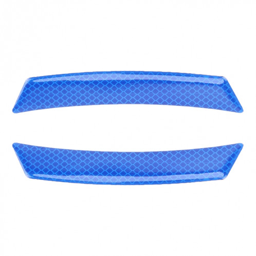 2 pcs auto-styling roue sourcils autocollant décoratif bande décorative (bleu) SH328L1637-07
