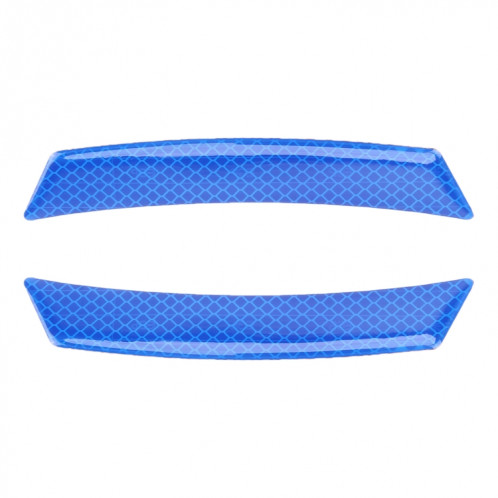 2 pcs auto-styling roue sourcils autocollant décoratif bande décorative (bleu) SH328L1637-07