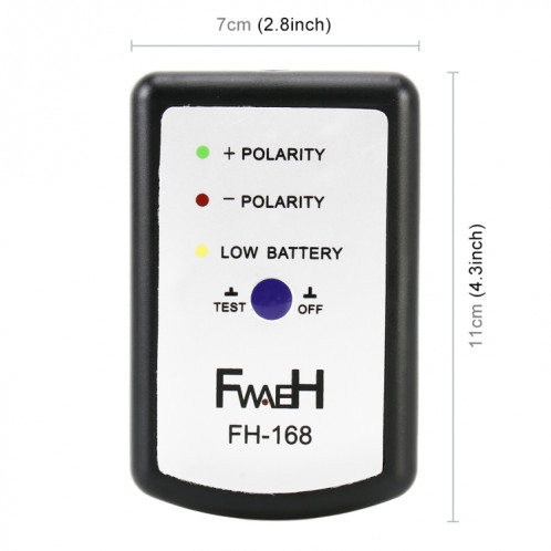 Mesure de phase de testeur de polarité de haut-parleur audio de voiture FH-168 SH56781518-07
