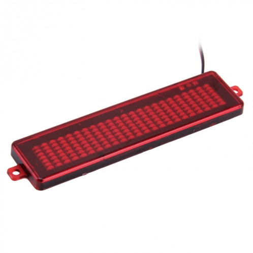 Panneau de signalisation programmable de message de vitrine de voiture de CC 12V LED faisant défiler l'affichage avec la télécommande (lumière rouge) SH76RL732-07