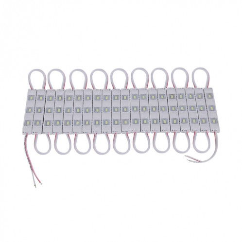 20 × 1W Sign LED Modules d'éclairage, 20 PCS DC 12V 3 SMD-5630-LEDs Module étanche Super Bright Light (lumière blanche) SH01WL804-05