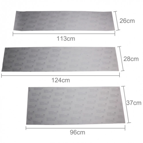 La voiture de marque de bande décorative de corps de 3 PCS SUV rationalisent l'autocollant brillant pour la série de Honda CRV Nissarl X-Trail / Qashqai / Murano SH66771021-011