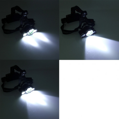 Phare à LED haute puissance, phare lumineux, 3 CREE T6 avec chargeur, sans piles SH6780725-010