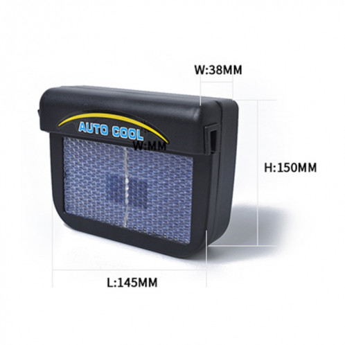 Ventilateur de refroidissement à ventilation forcée à énergie solaire automatique de voiture SH69051875-05