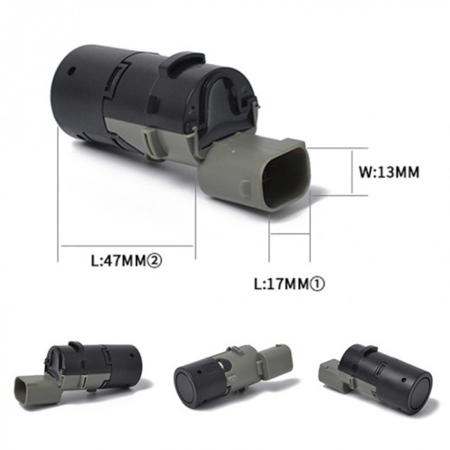 Capteur de sonde de capteur auxiliaire de radar de recul de stationnement de voiture 66206989069 pour BMW E46 SH69131792-05