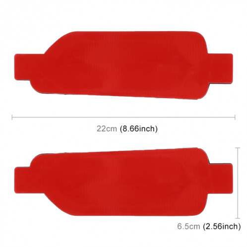 Autocollant décoratif aléatoire pour voiture, style 2 PCS (noir) SH958B697-07