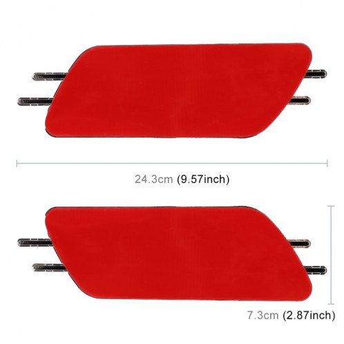 Autocollant décoratif aléatoire pour voiture, style 2 PCS SH69591202-07
