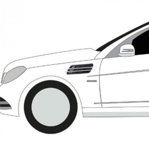 Autocollant décoratif aléatoire pour voiture, style 2 PCS SH69591202-07