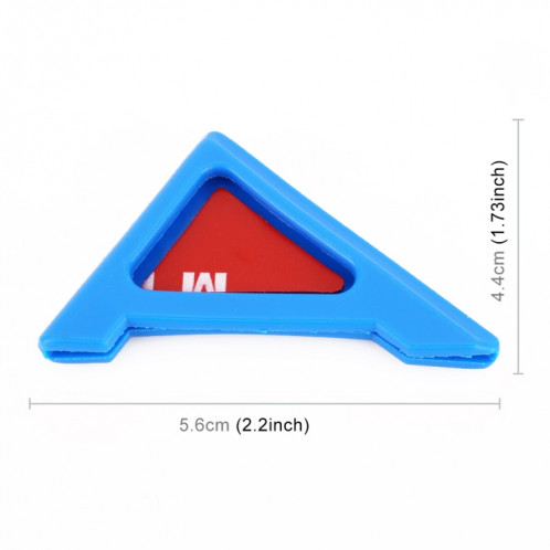 Protecteur d'angle de porte autocollant universel en silicone pour carrosserie (bleu) SH982L1989-08