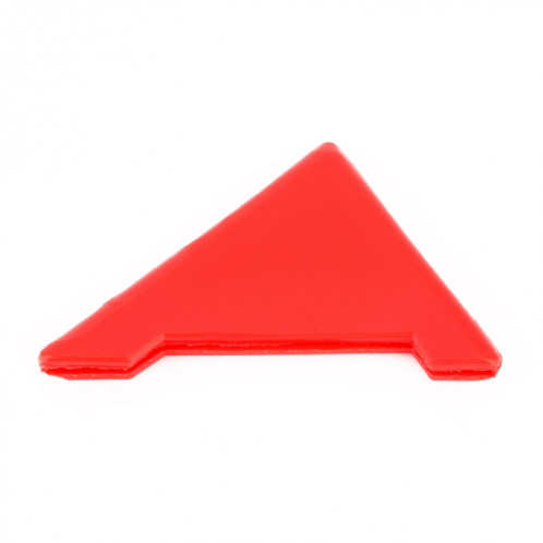 Protecteur d'angle de porte autocollant en silicone universel pour carrosserie (rouge) SH982R1637-08