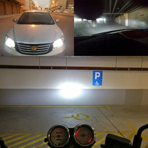 2 PCS 9005 18W 1800 LM 6000K IP68 Casnbus phare à courant constant de voiture LED avec 2 lampes COB, DC 9-36V (lumière blanche) SH08WL1498-07