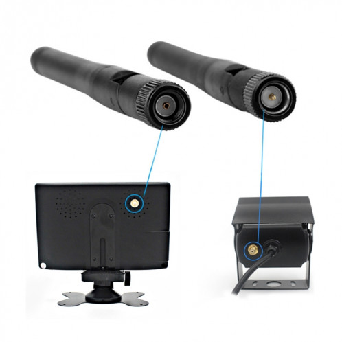 PZ-607-W1-A Caméras simples sans fil Caméra de recul Vision nocturne infrarouge Système de recul de stationnement SH7150837-09