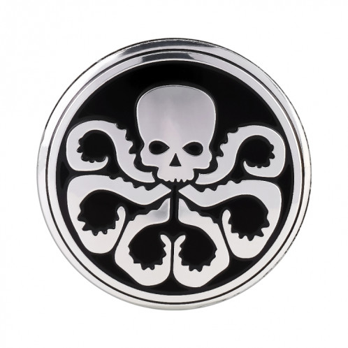 4 PCS autocollant décoratif moyeu de roue, motif crâne, style voiture, diamètre: 5,8 cm SH71561904-07
